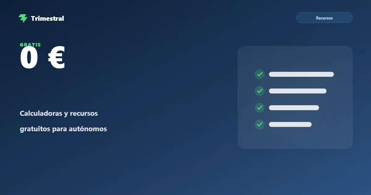 Herramientas gratuitas para autónomos en España